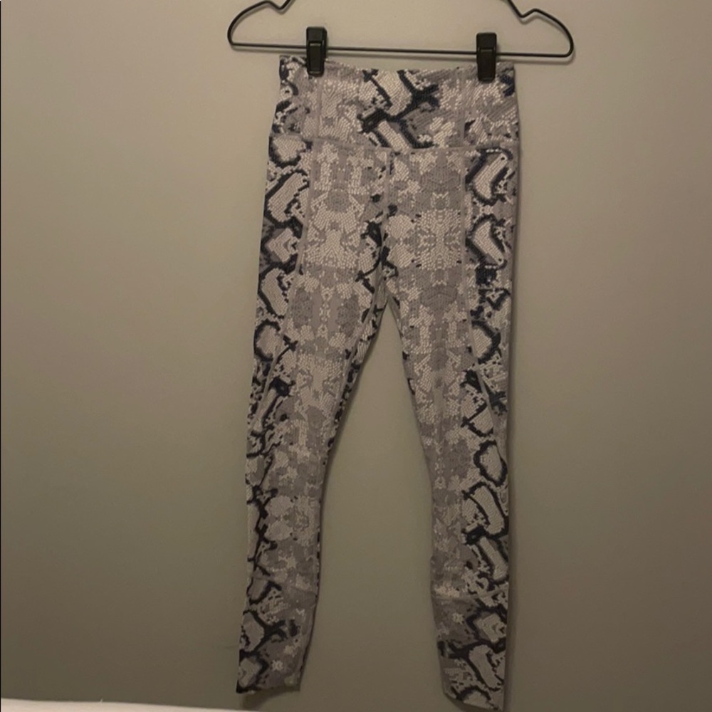 Varley Bedford snake-print leggings size XS